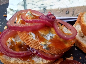 Blue Cheese with Jamco Fig Spread