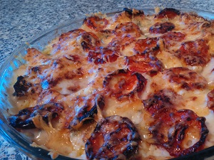 Cauliflower and Tomato Gratin with Jamco Fig Dressing
